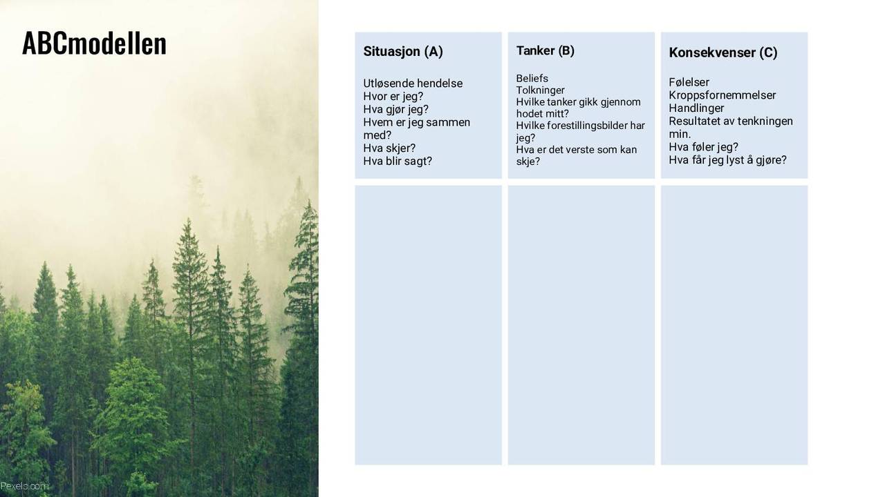 ABC-modellen (eksempel)