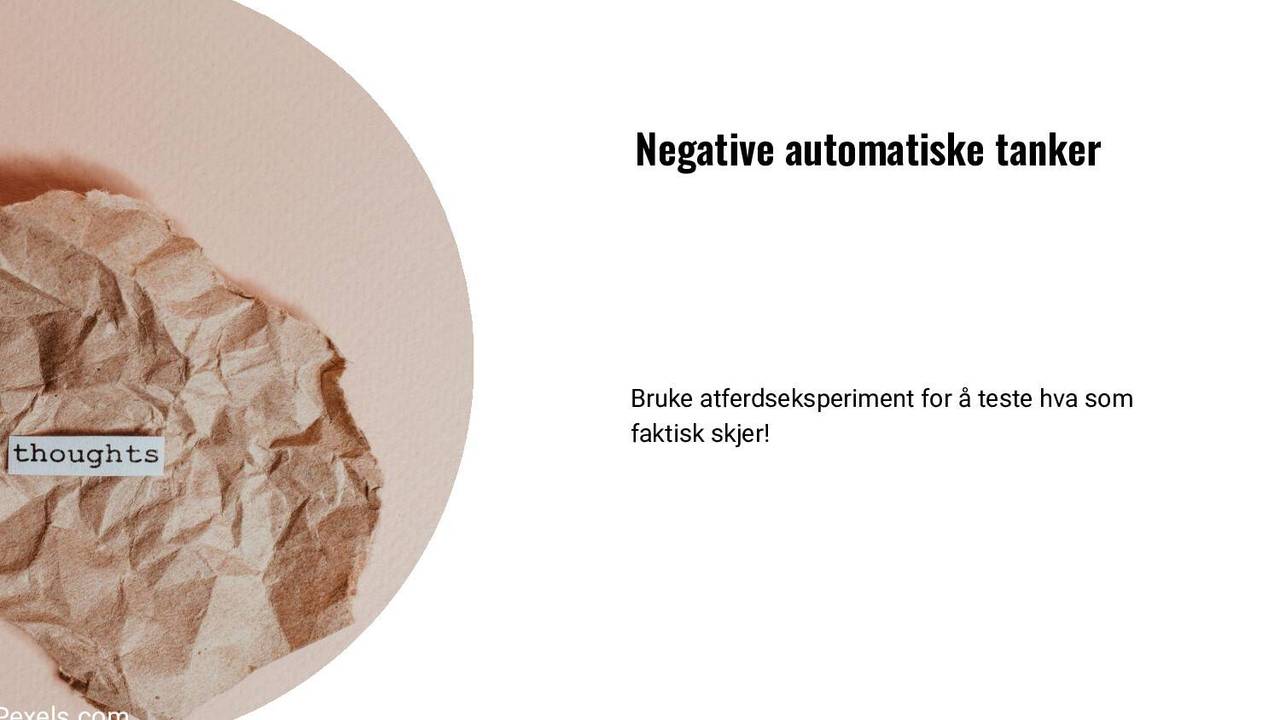 Negative automatiske tanker
