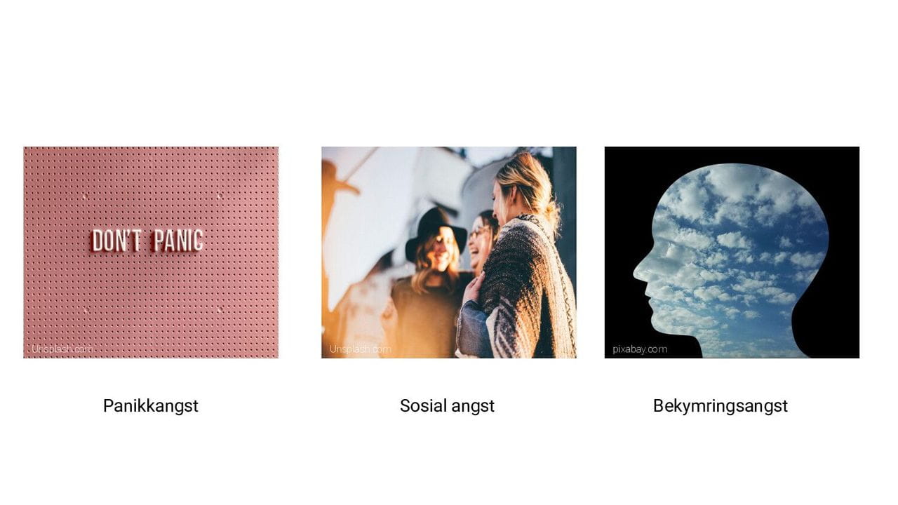 Angst trigges av forskjellige årsaker