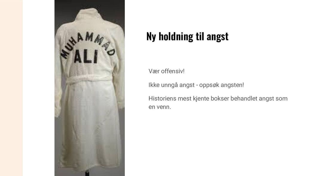 Ny holdning til angst