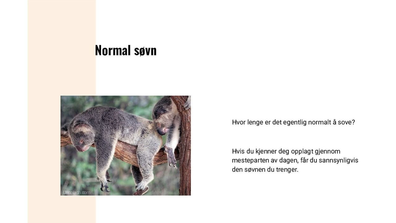 Normal søvn