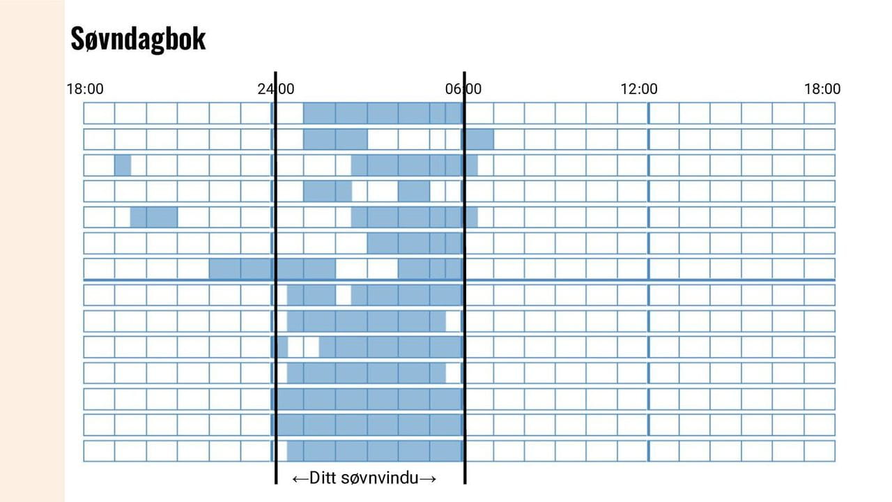 Sett din egen sovetid