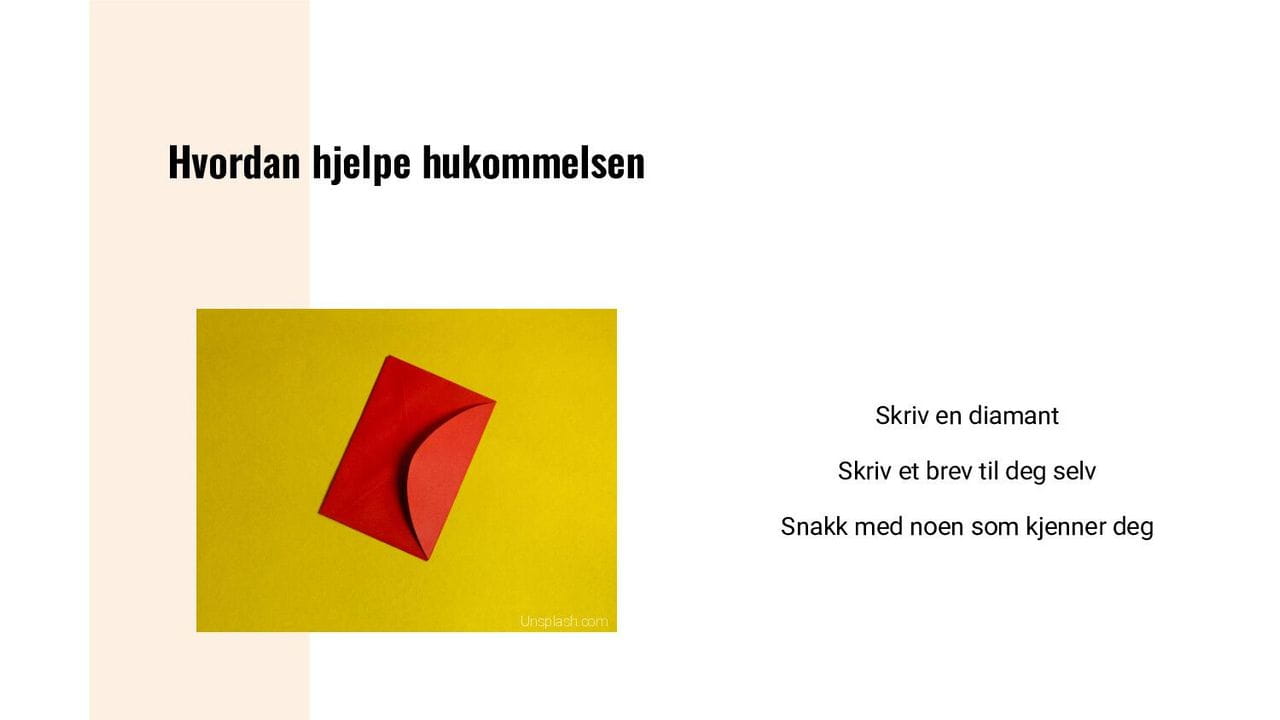 Hvordan hjelpe hukommelsen